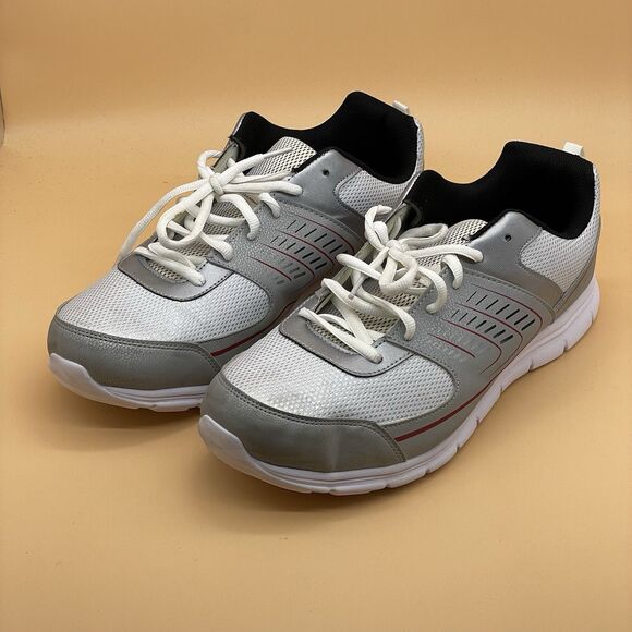 Cross Trekker Shuffle Sneaker Athletic Shoe Men’s 14W Grey White Comfort Lite - Picture 16 of 16